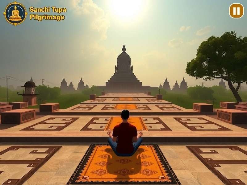 Sanchi Stupa Pilgrimage Game Screenshot
